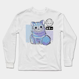 Cute Cheshire Cat Long Sleeve T-Shirt